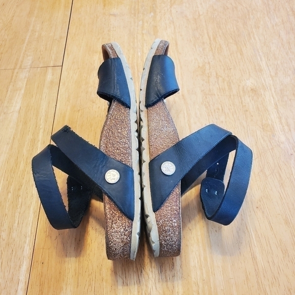 Birkenstock Dehli Black Oiled Leather Sandals sz 36 - Picture 9 of 12